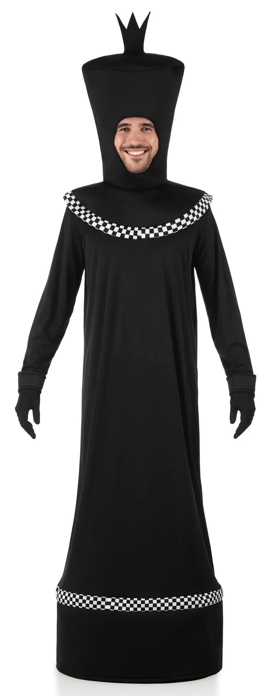 Disfraz de Piezas de Ajedrez Negras para Adulto - Image 2