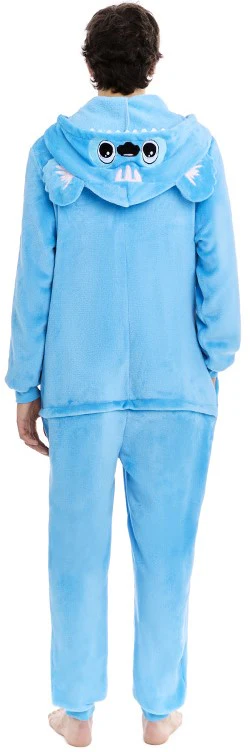 Disfraz Pijama de Monstruo Galáctico Azul para Adulto - Image 2