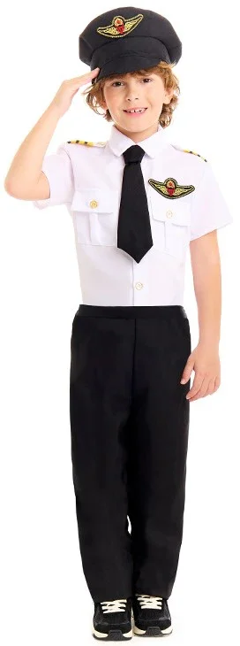 Disfraz de Piloto de Aviación Infantil