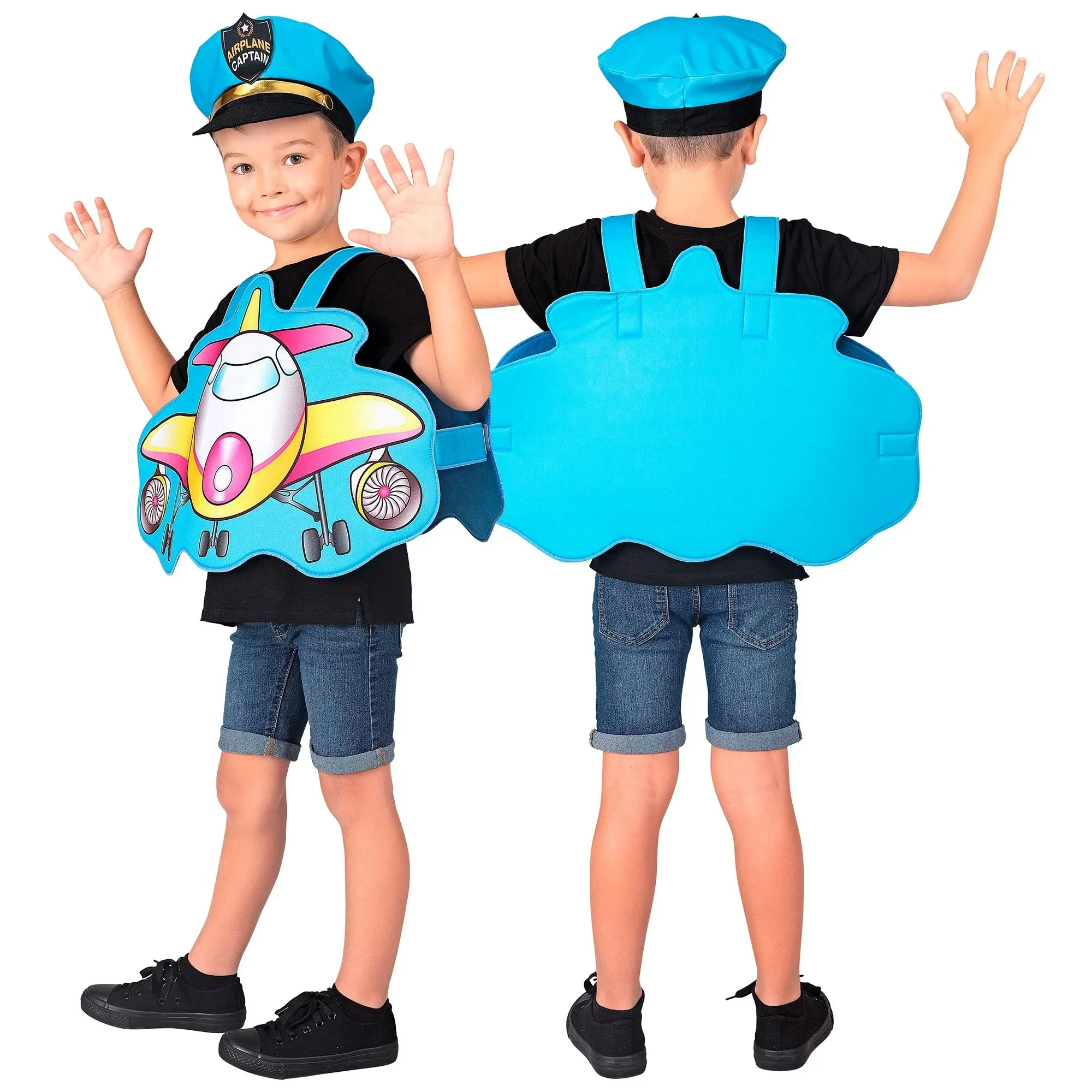 Disfraz de Piloto con Avión Comercial Infantil - Image 2
