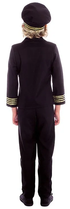 Disfraz de Piloto de Avión Comercial para Niño - Image 2