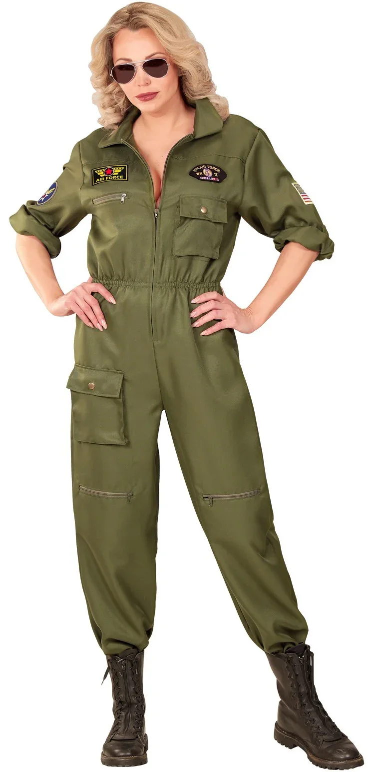 Disfraz de Piloto de Combate para Mujer - Image 3