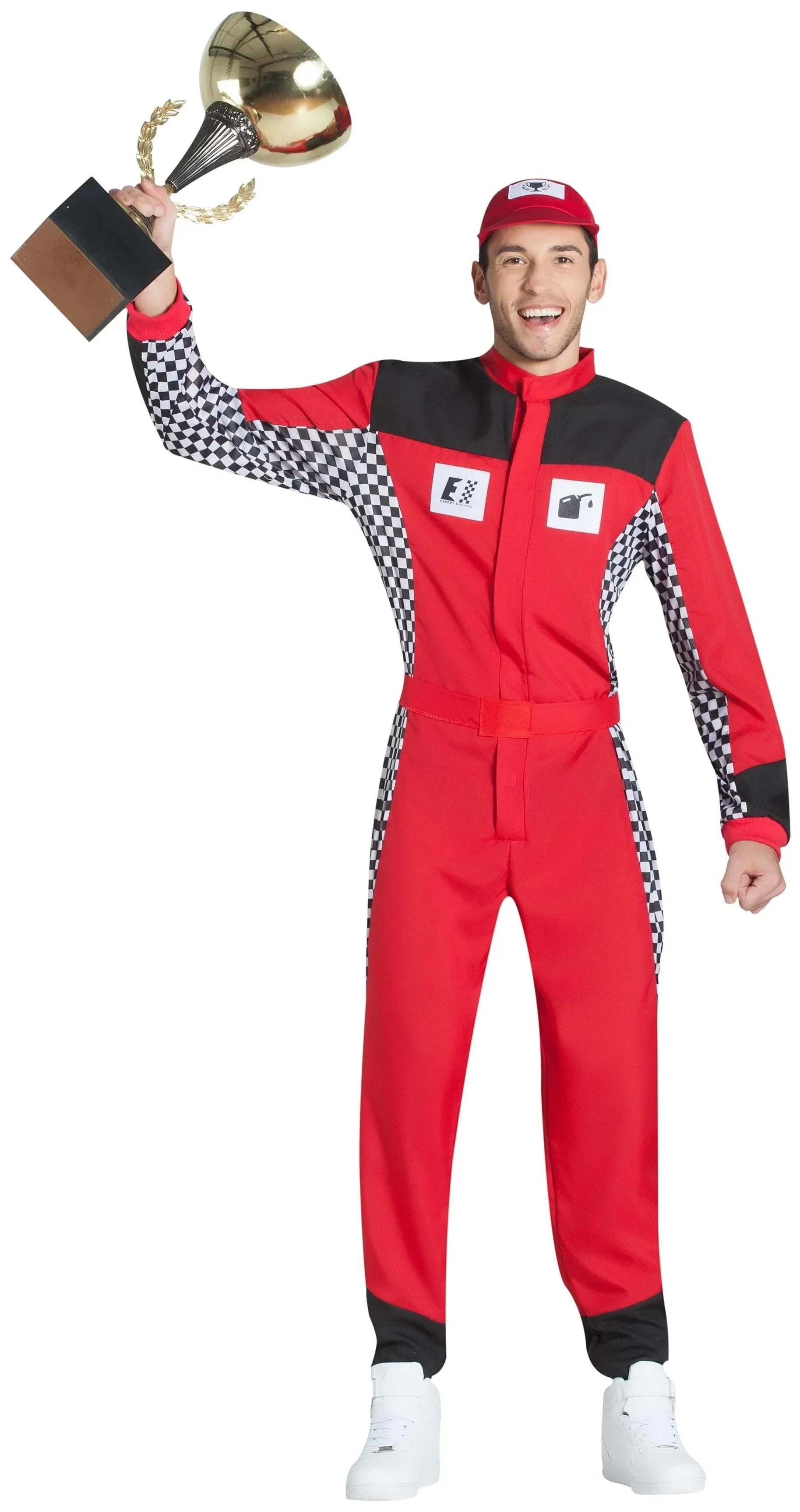 Disfraz de Piloto F1 Rojo para Hombre