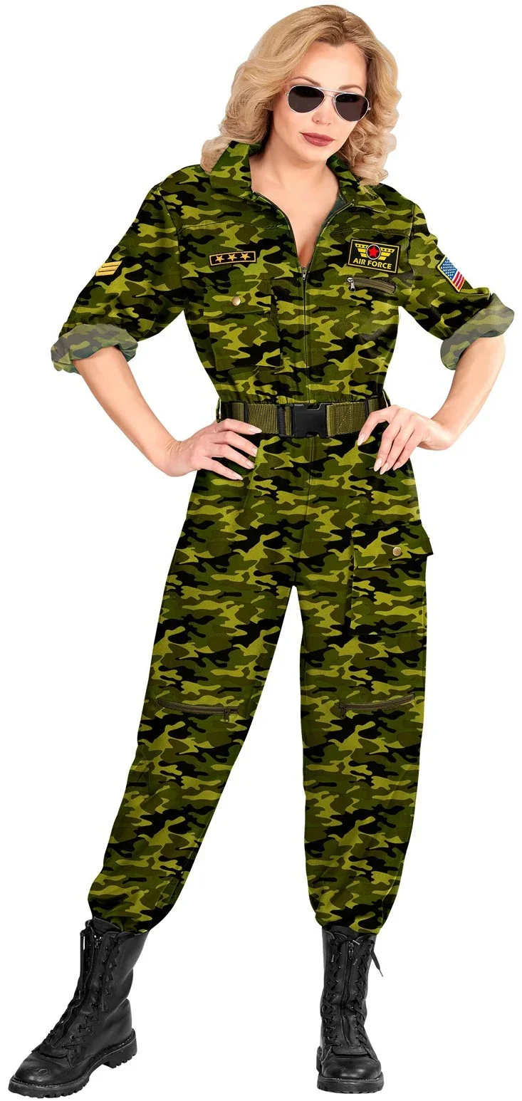 Disfraz de Piloto Militar para Mujer - Image 2