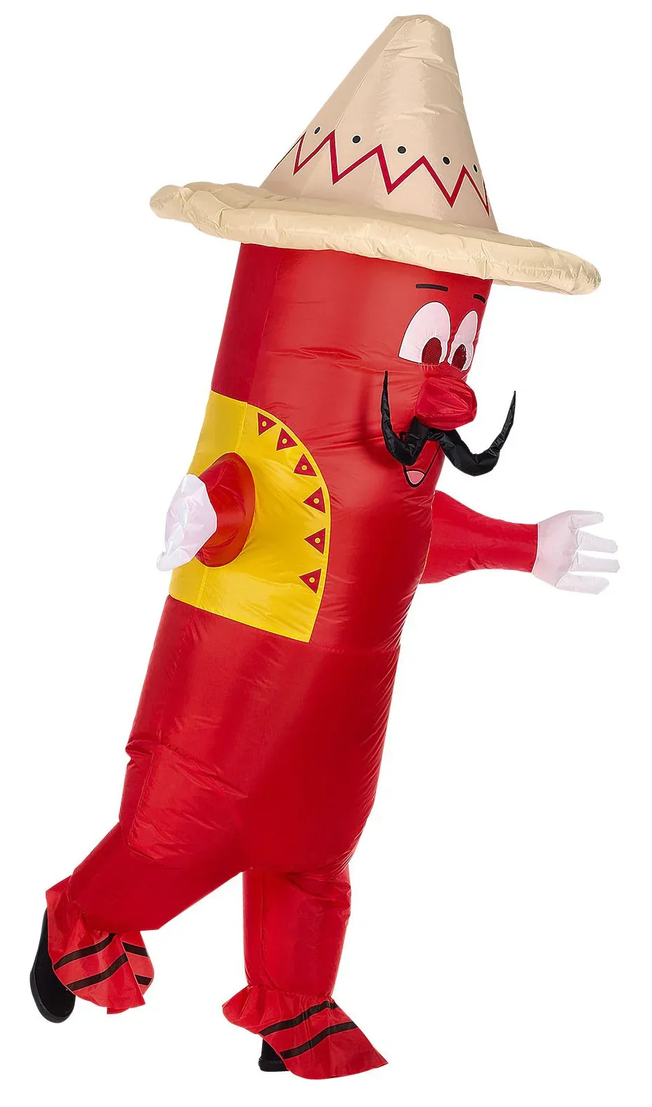 Disfraz de Pimiento Mexicano Hinchable para Adulto - Image 3
