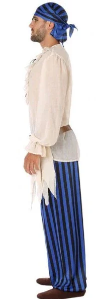 Disfraz de Pirata Azul para Hombre - Image 3