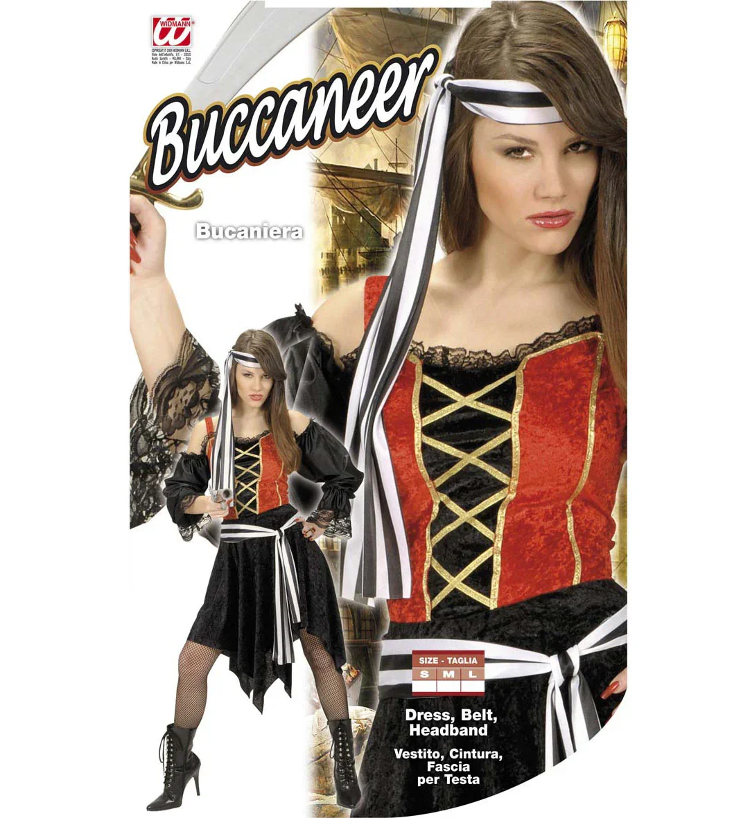 Disfraz de Pirata Bucanera para Mujer - Image 3