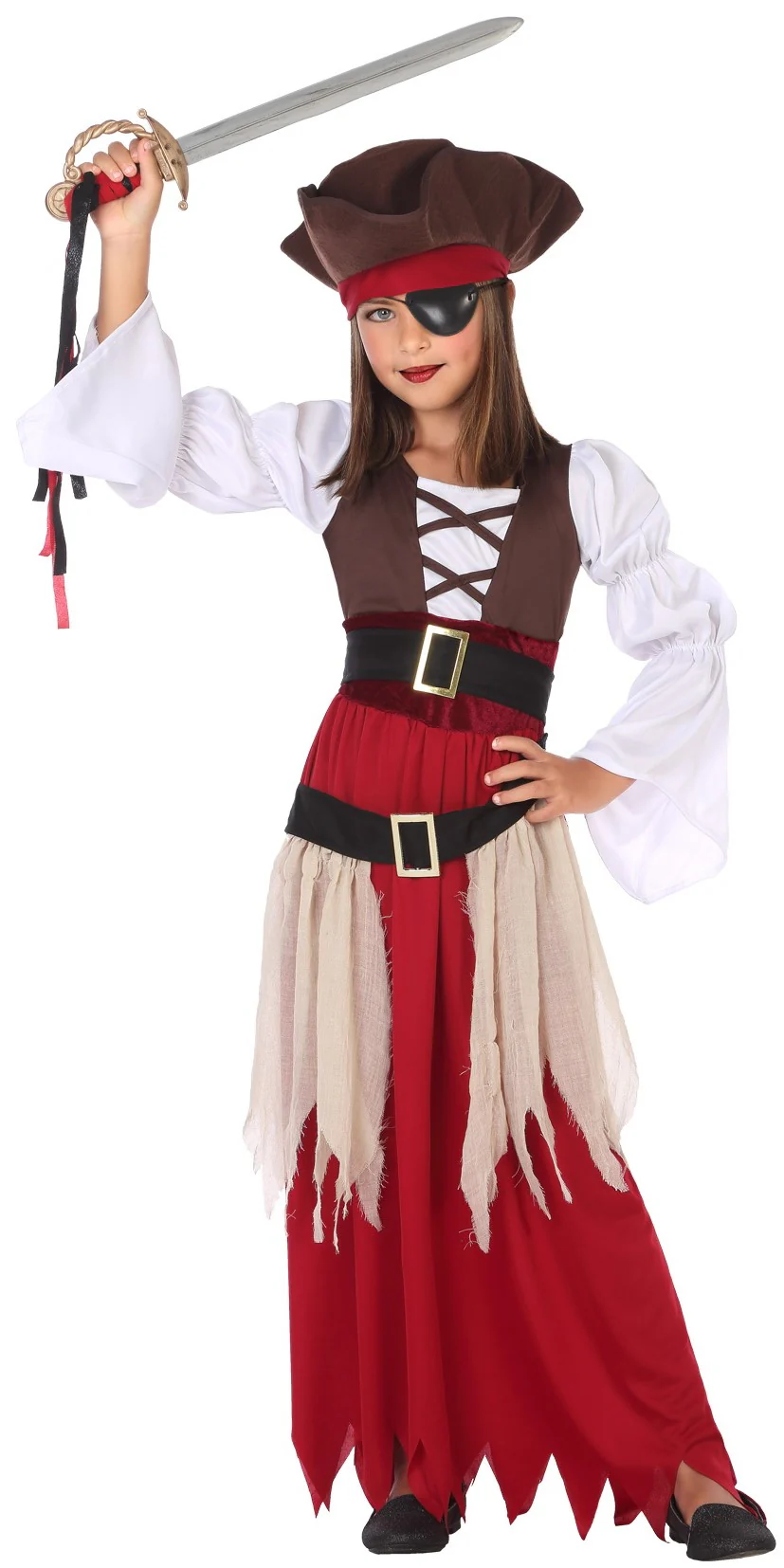 Disfraz de Pirata Corsaria para Niña
