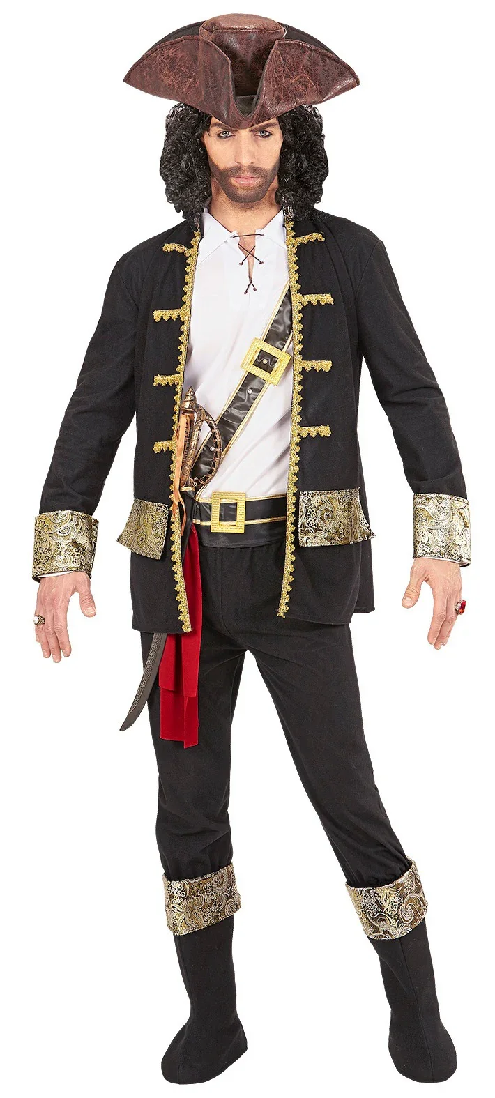 Disfraz de Pirata Negro para Hombre - Image 2