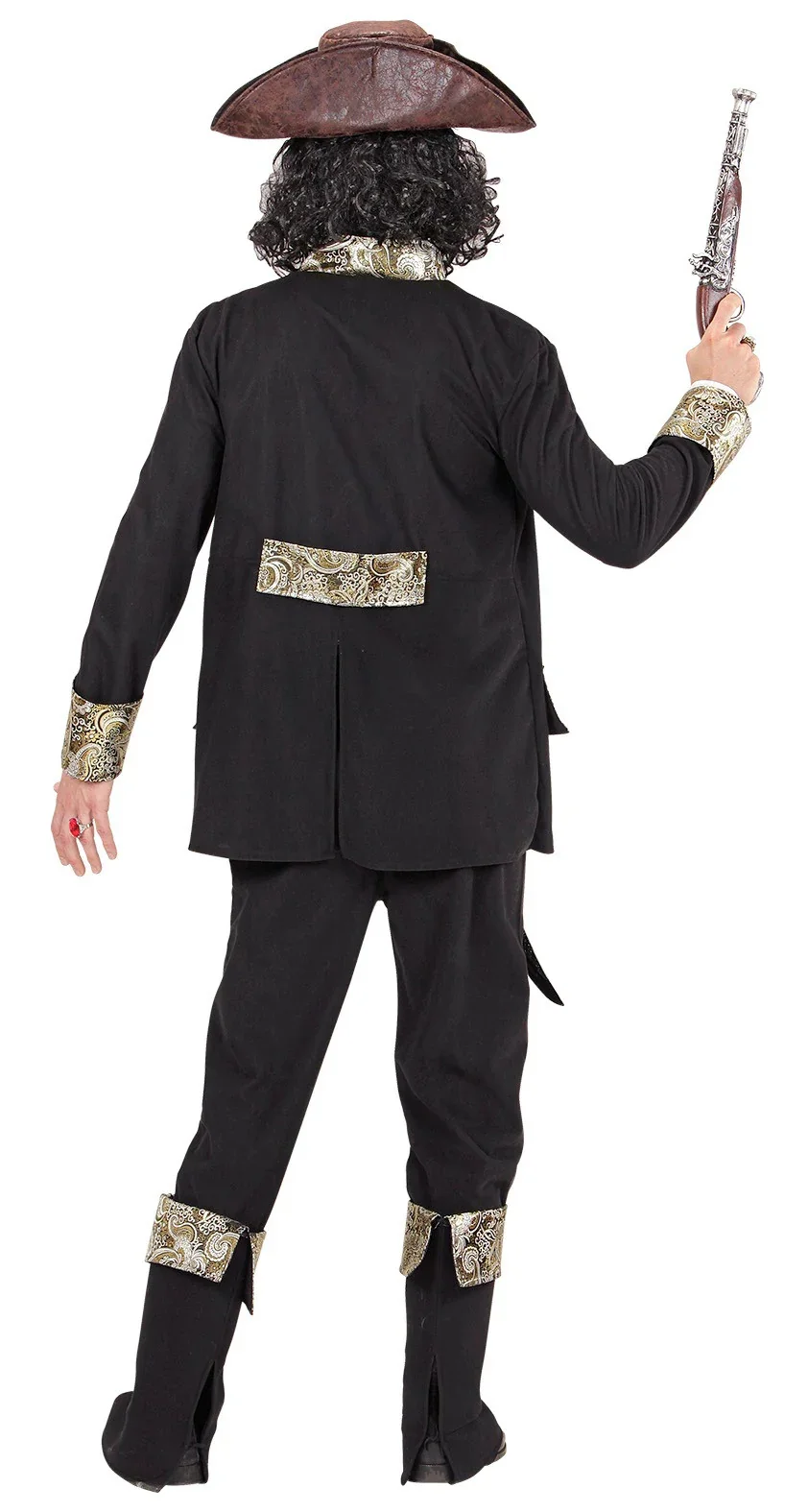 Disfraz de Pirata Negro para Hombre - Image 3