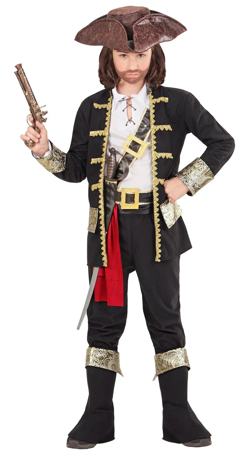 Disfraz de Pirata Negro para Niño - Image 2