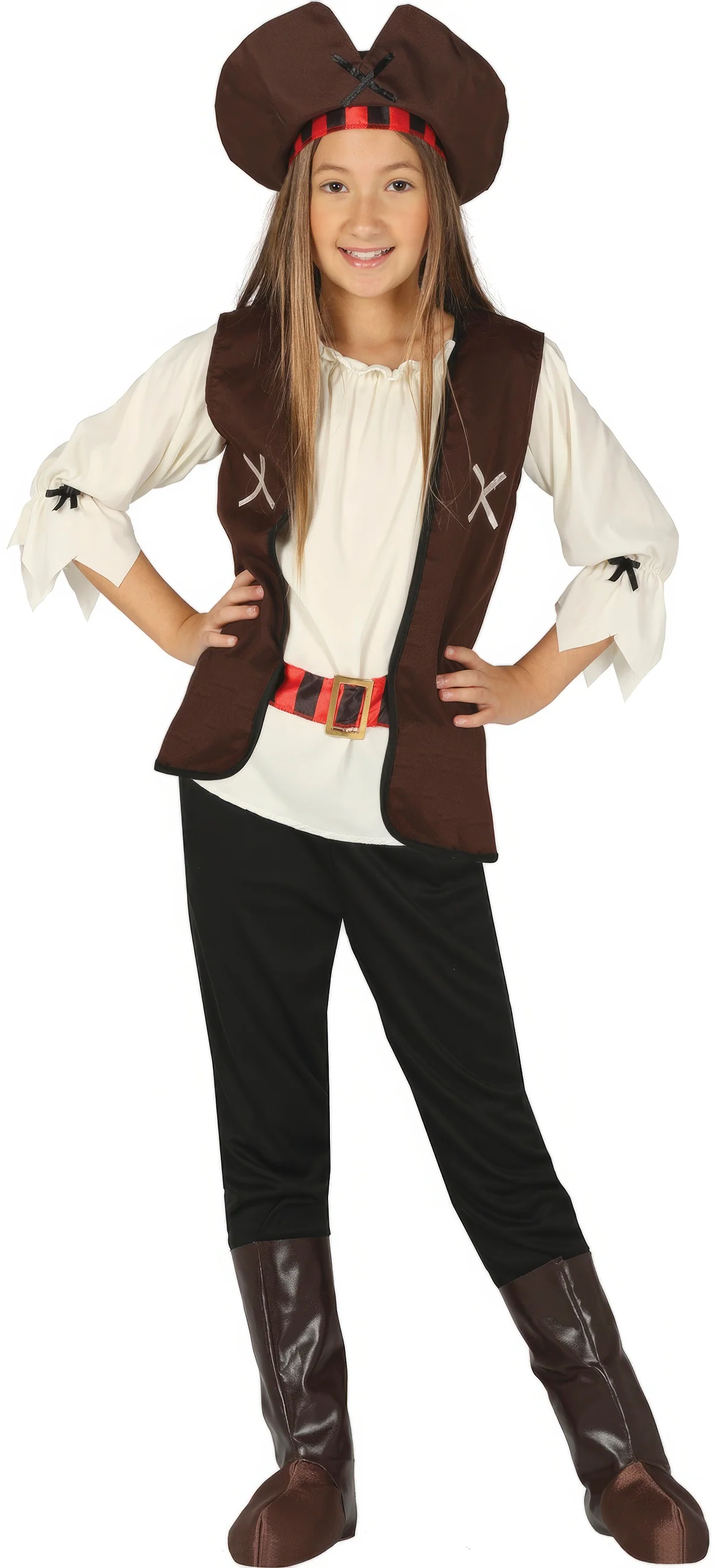 Disfraz de Pirata Siete Mares para Niña - Image 2