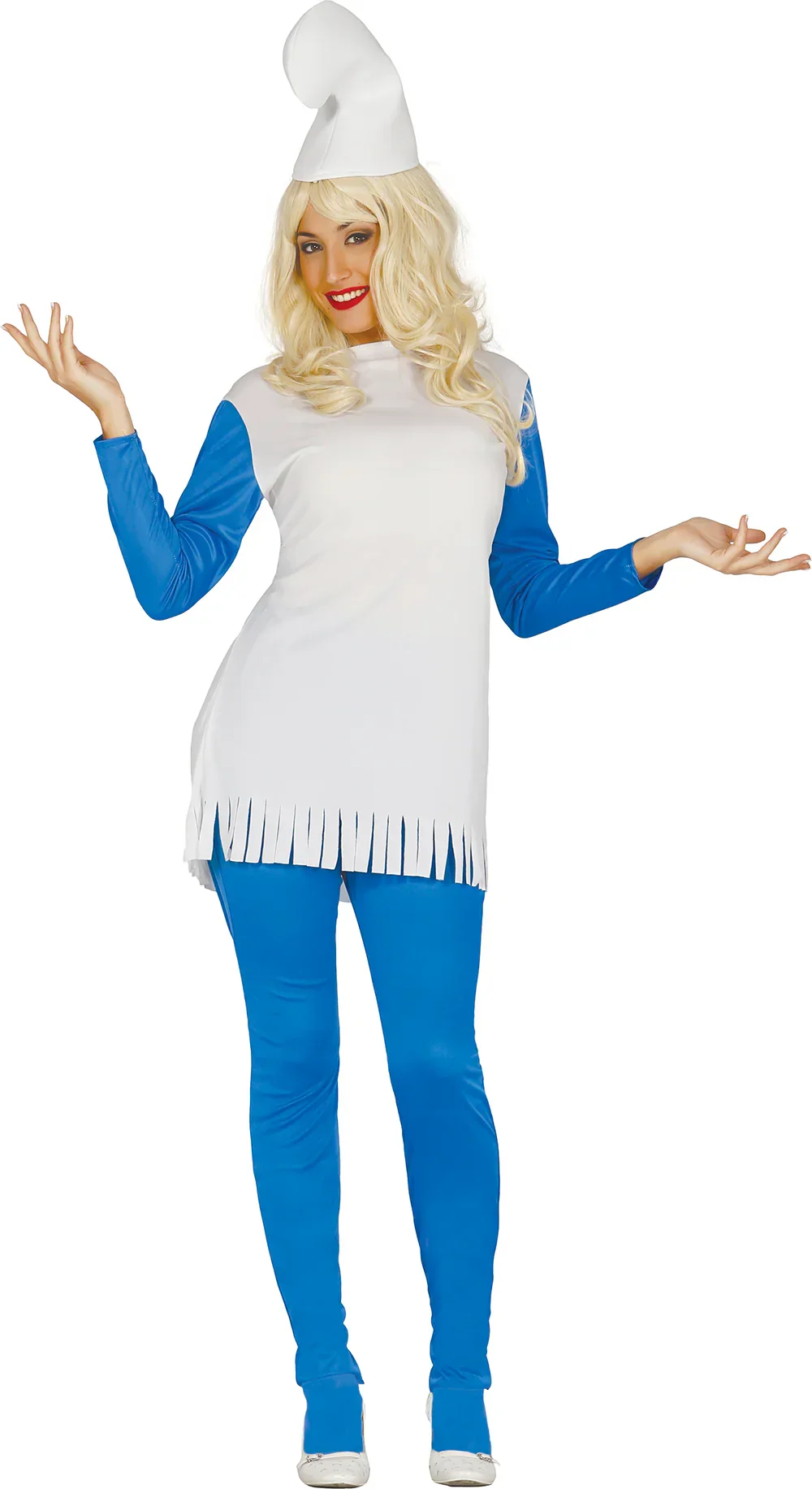 Disfraz de Pitufina Azul para Mujer