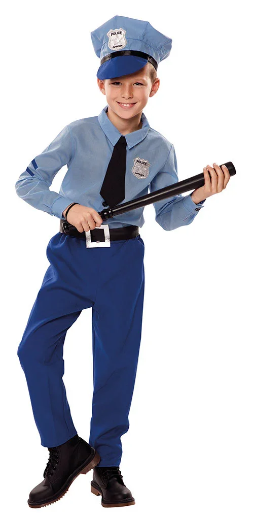 Disfraz de Policía Azul Infantil - Image 3