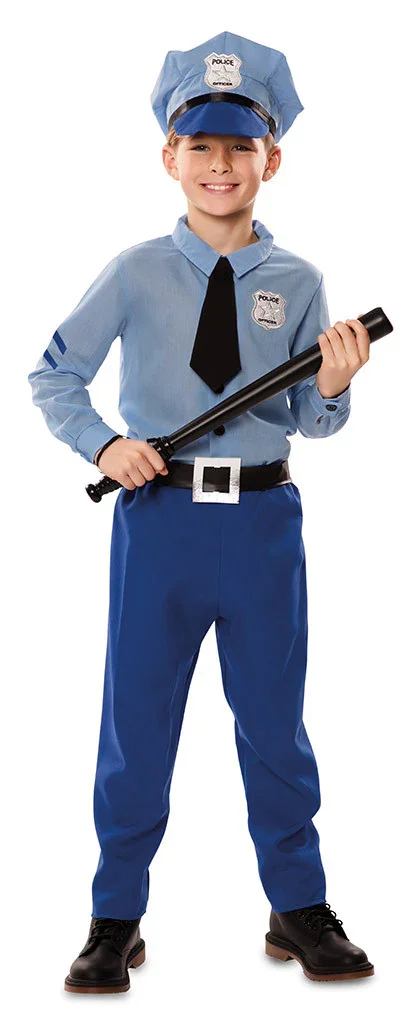 Disfraz de Policía Azul Infantil - Image 4