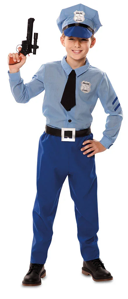 Disfraz de Policía Azul Infantil - Image 5
