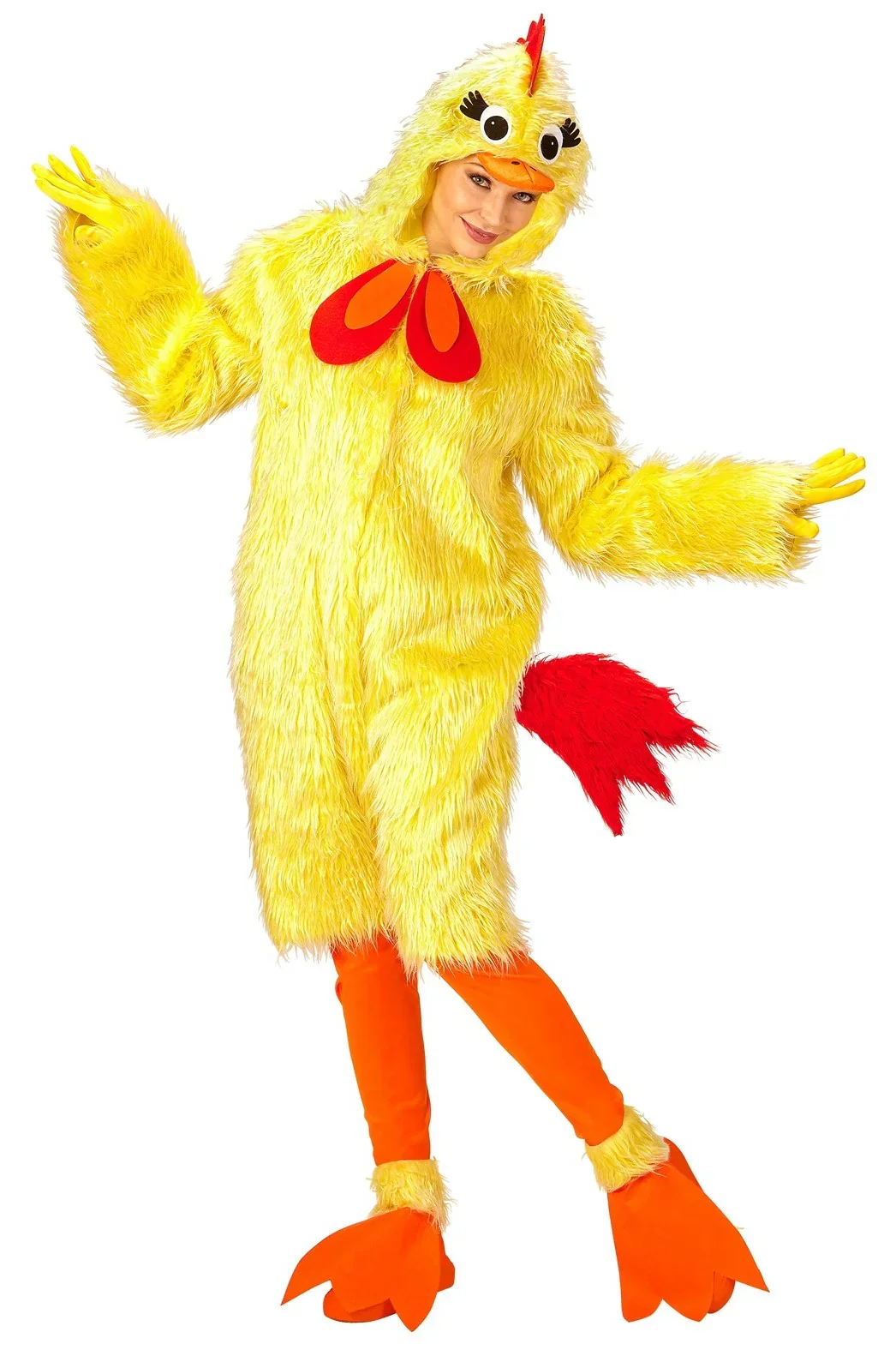 Disfraz de Pollito de Peluche para Mujer - Image 4