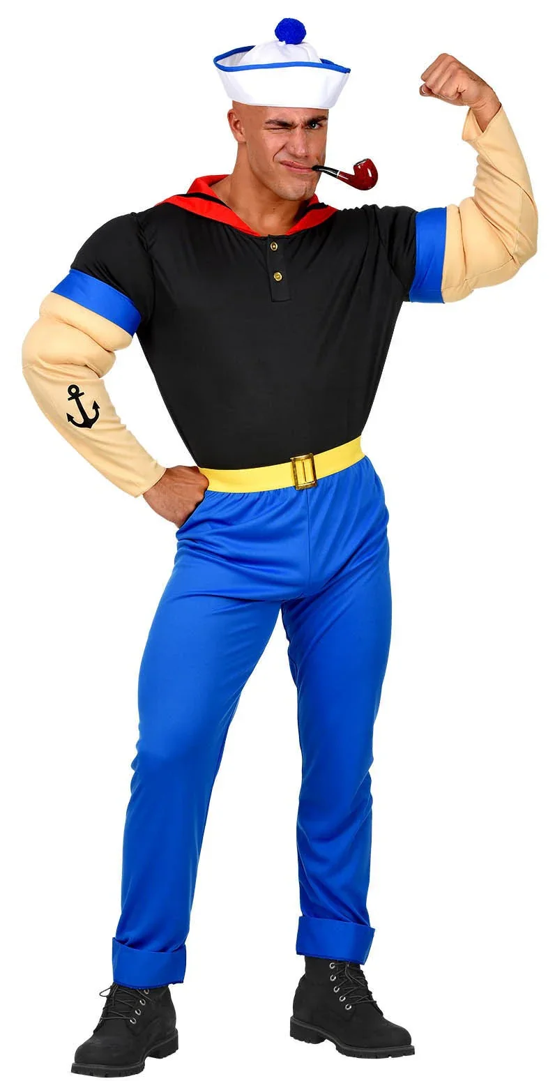 Disfraz de Popeye el Marino Musculoso para Hombre - Image 3
