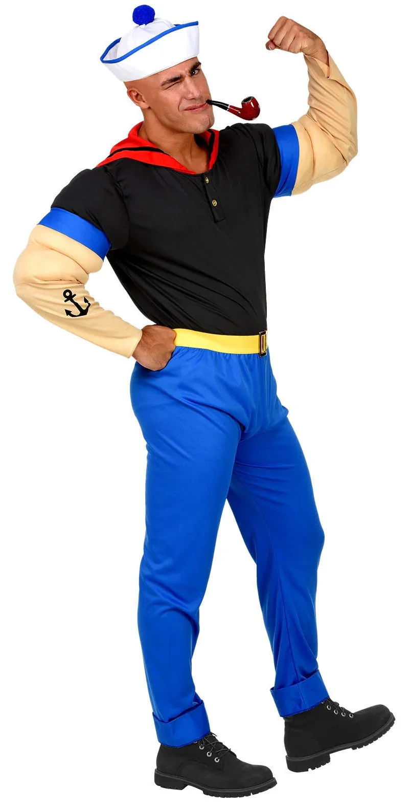 Disfraz de Popeye el Marino Musculoso para Hombre - Image 4