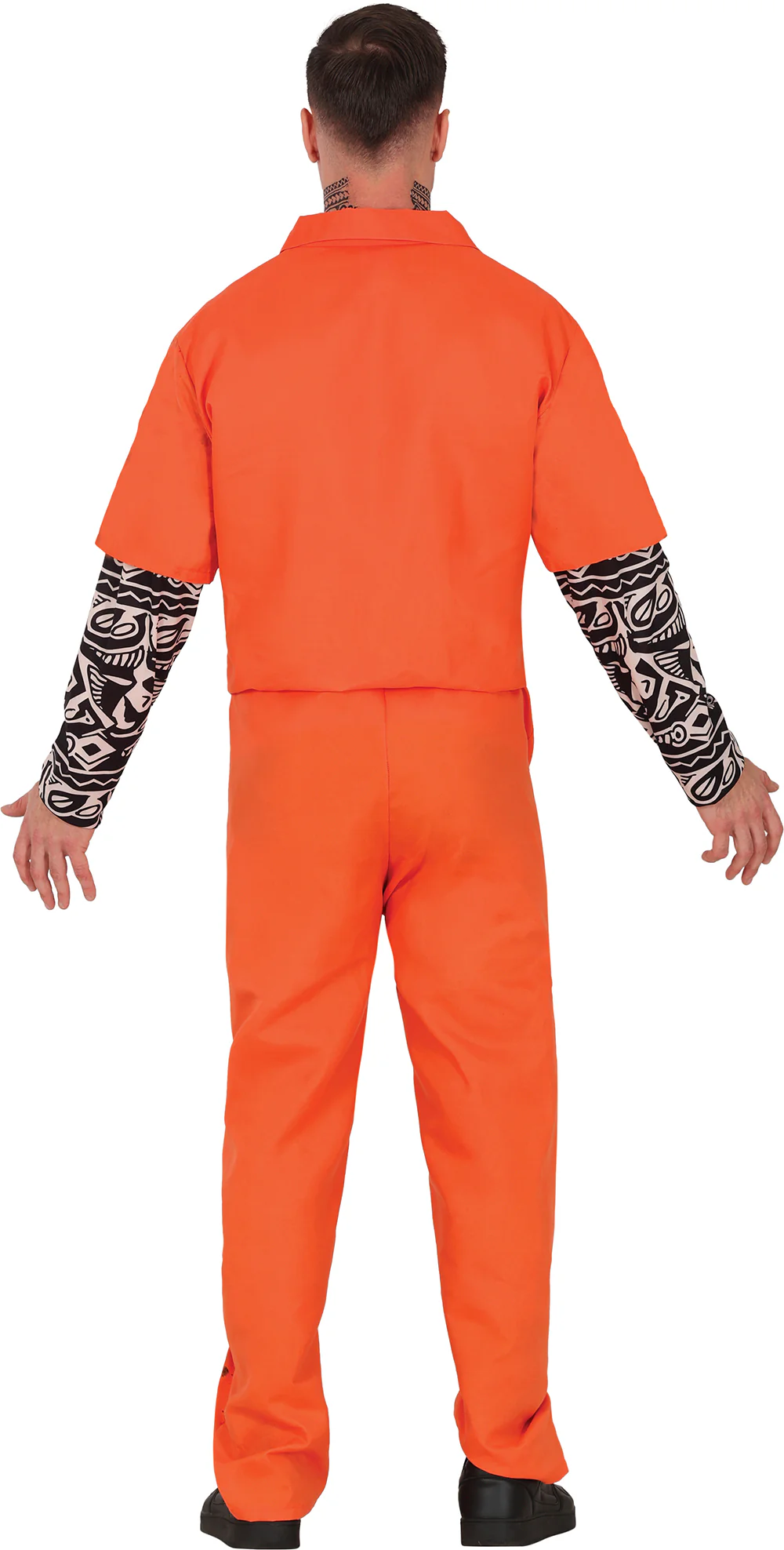 Disfraz de Preso Naranja Tatuado para Hombre - Image 2