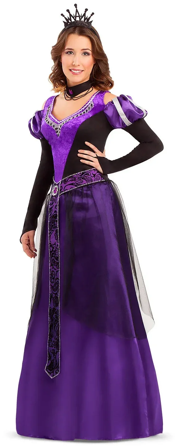 Disfraz de Princesa Medieval Morada para Mujer - Image 3