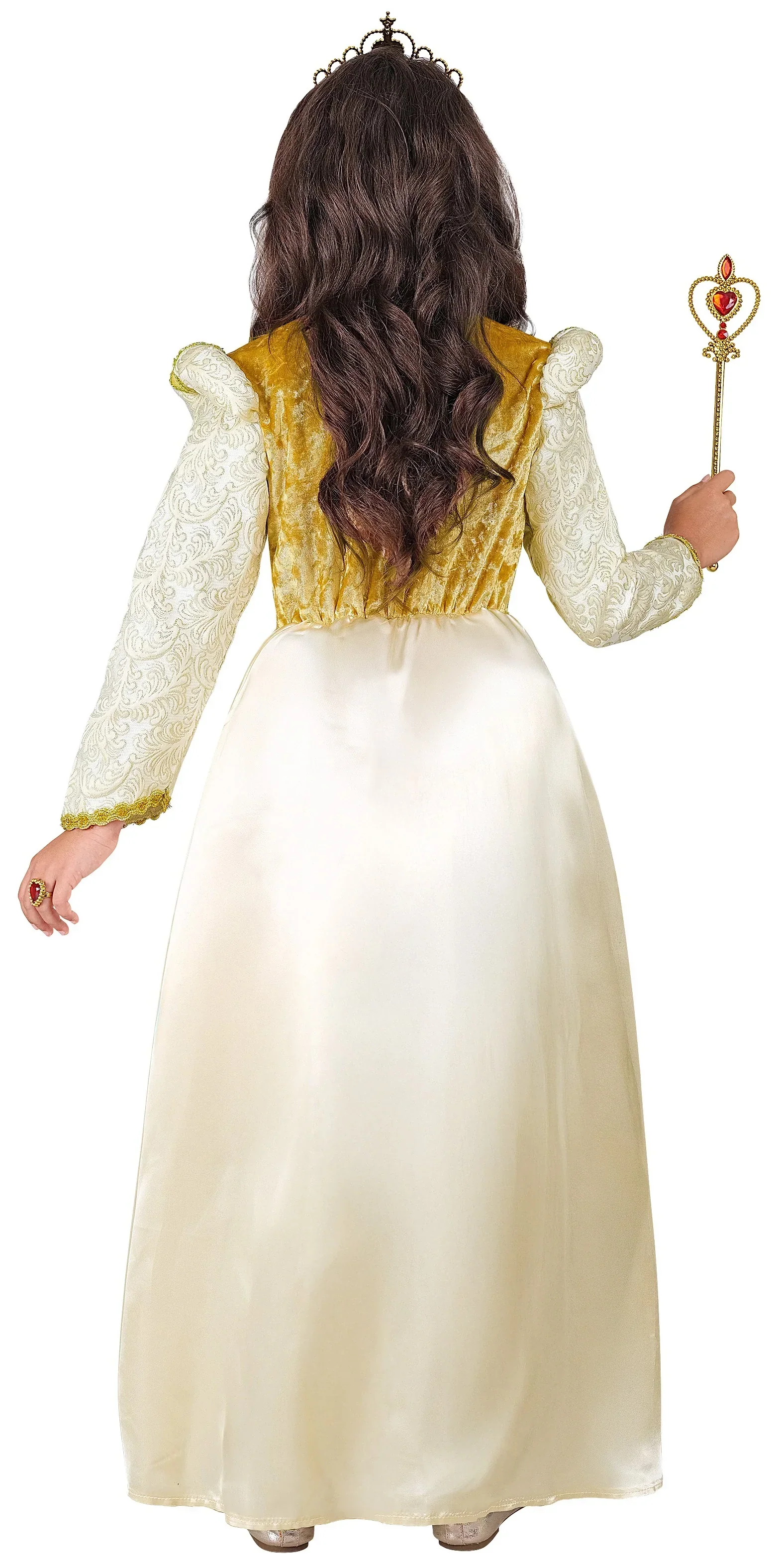 Disfraz de Princesa Medieval Dorado para Niña - Image 2