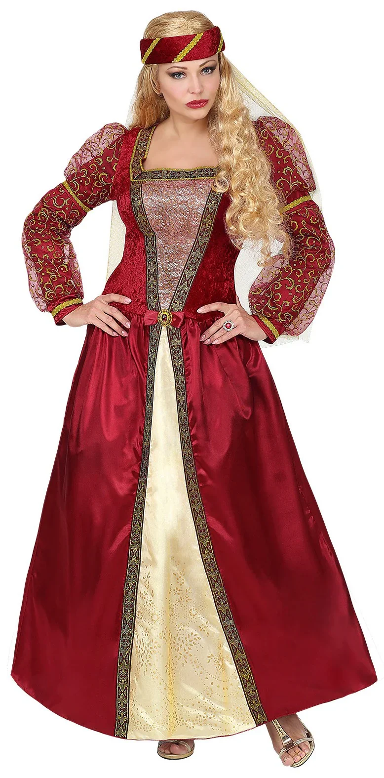 Disfraz de Princesa Medieval Elegante para Mujer