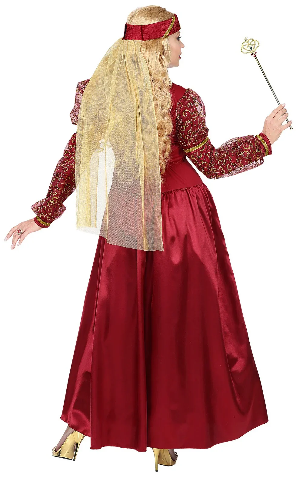 Disfraz de Princesa Medieval Elegante para Mujer - Image 2