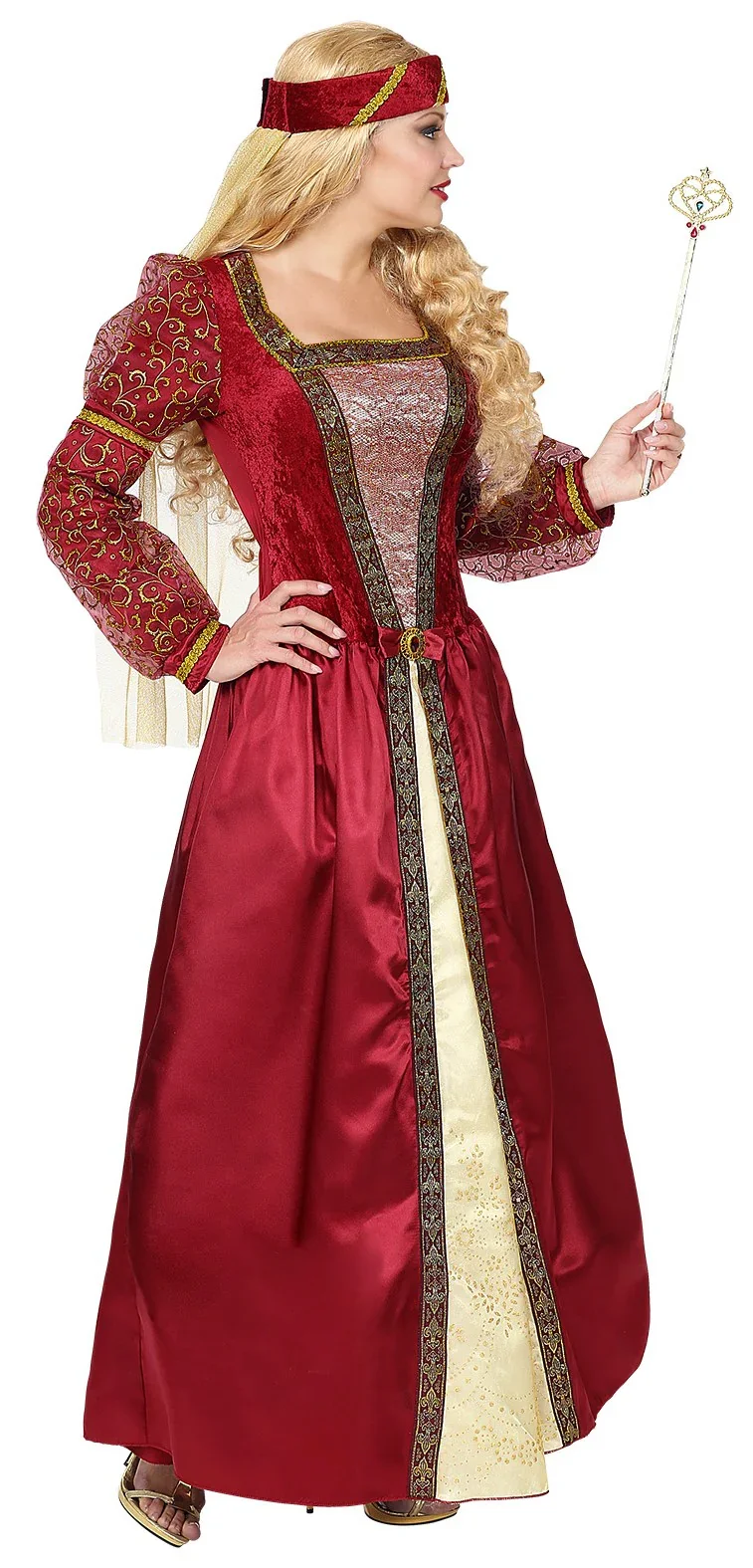 Disfraz de Princesa Medieval Elegante para Mujer - Image 3