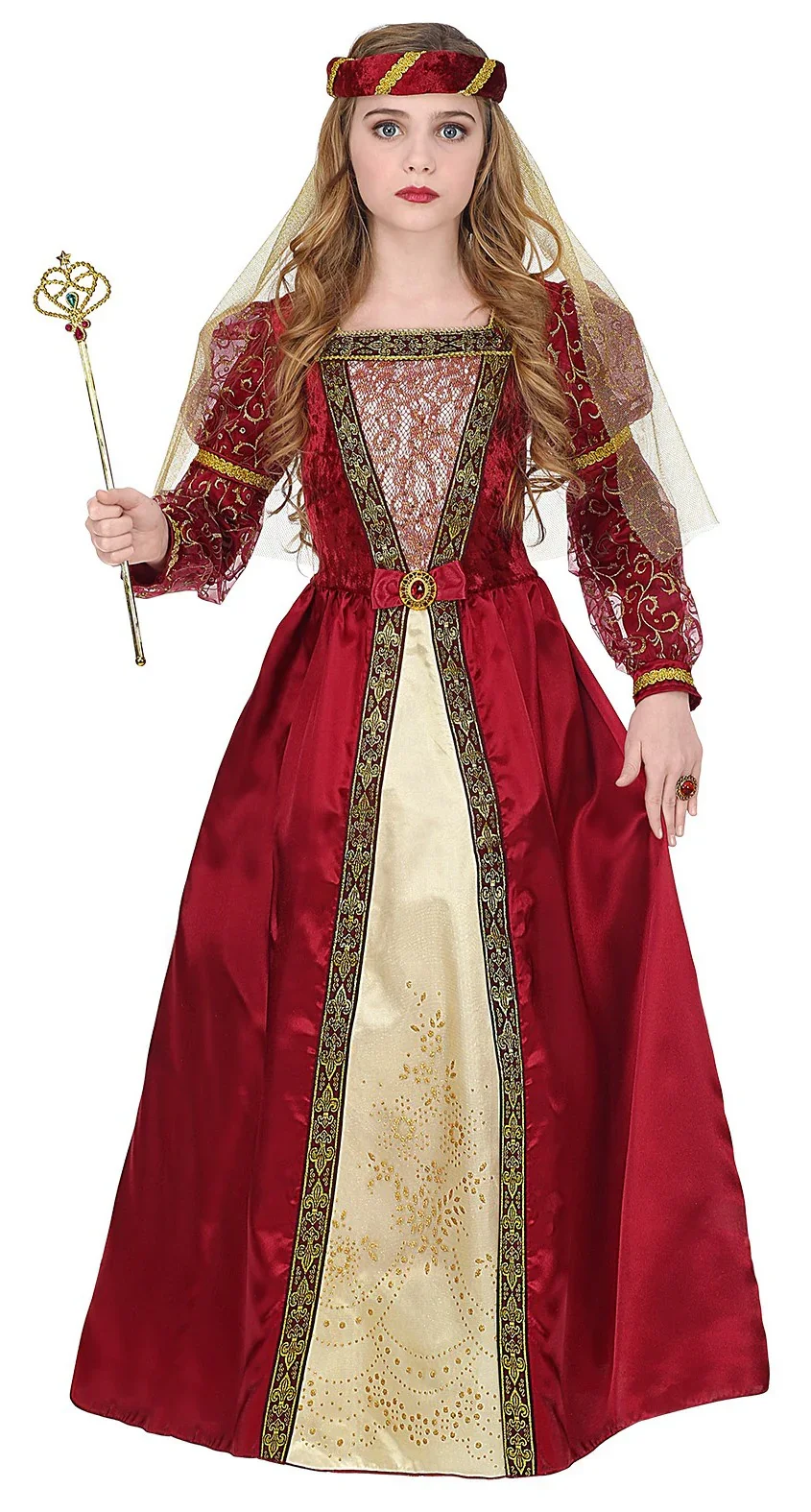 Disfraz de Princesa Medieval Elegante para Niña - Image 2