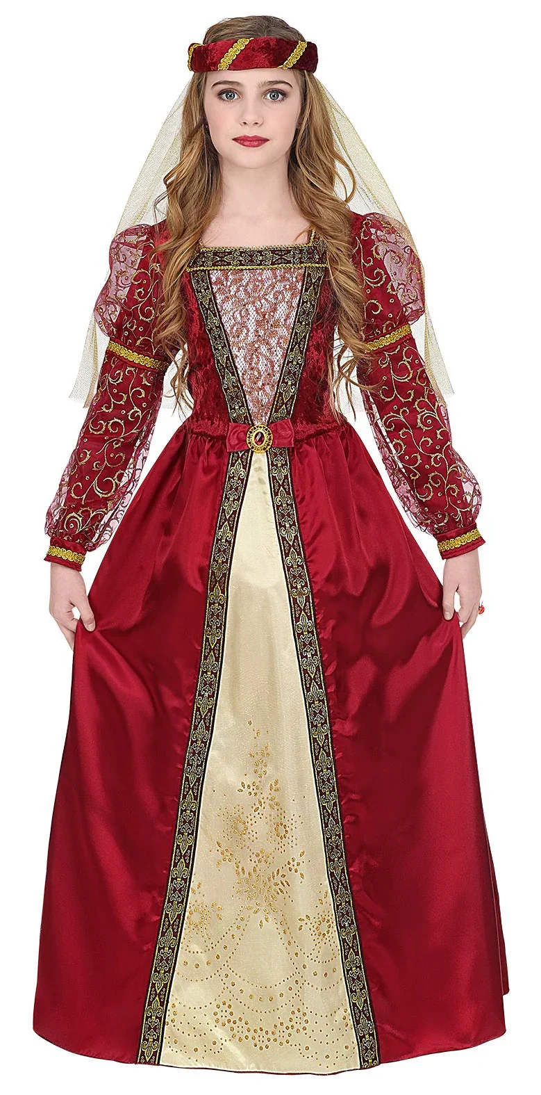 Disfraz de Princesa Medieval Elegante para Niña - Image 3