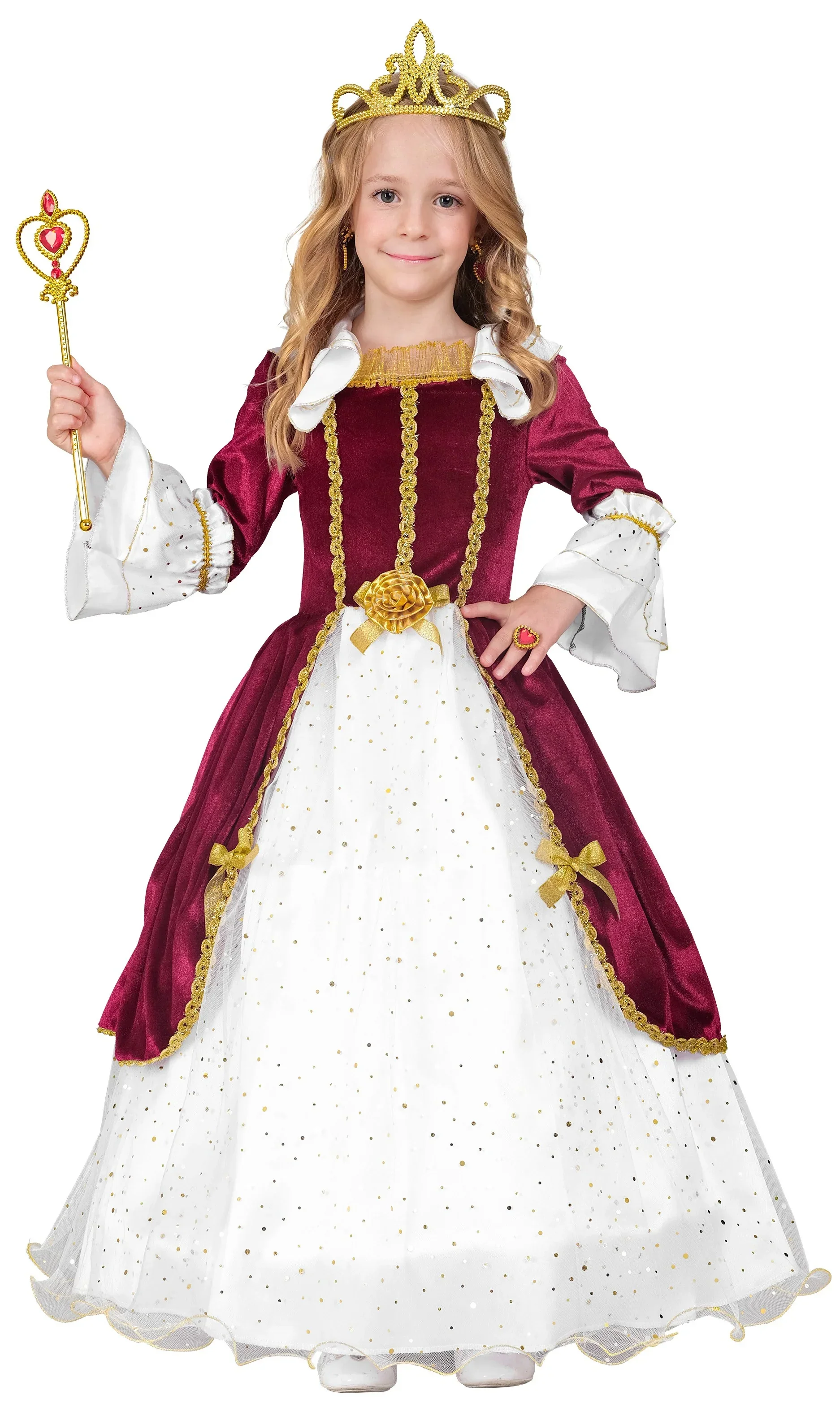 Disfraz de Princesa Medieval Estilosa para Niña - Image 4