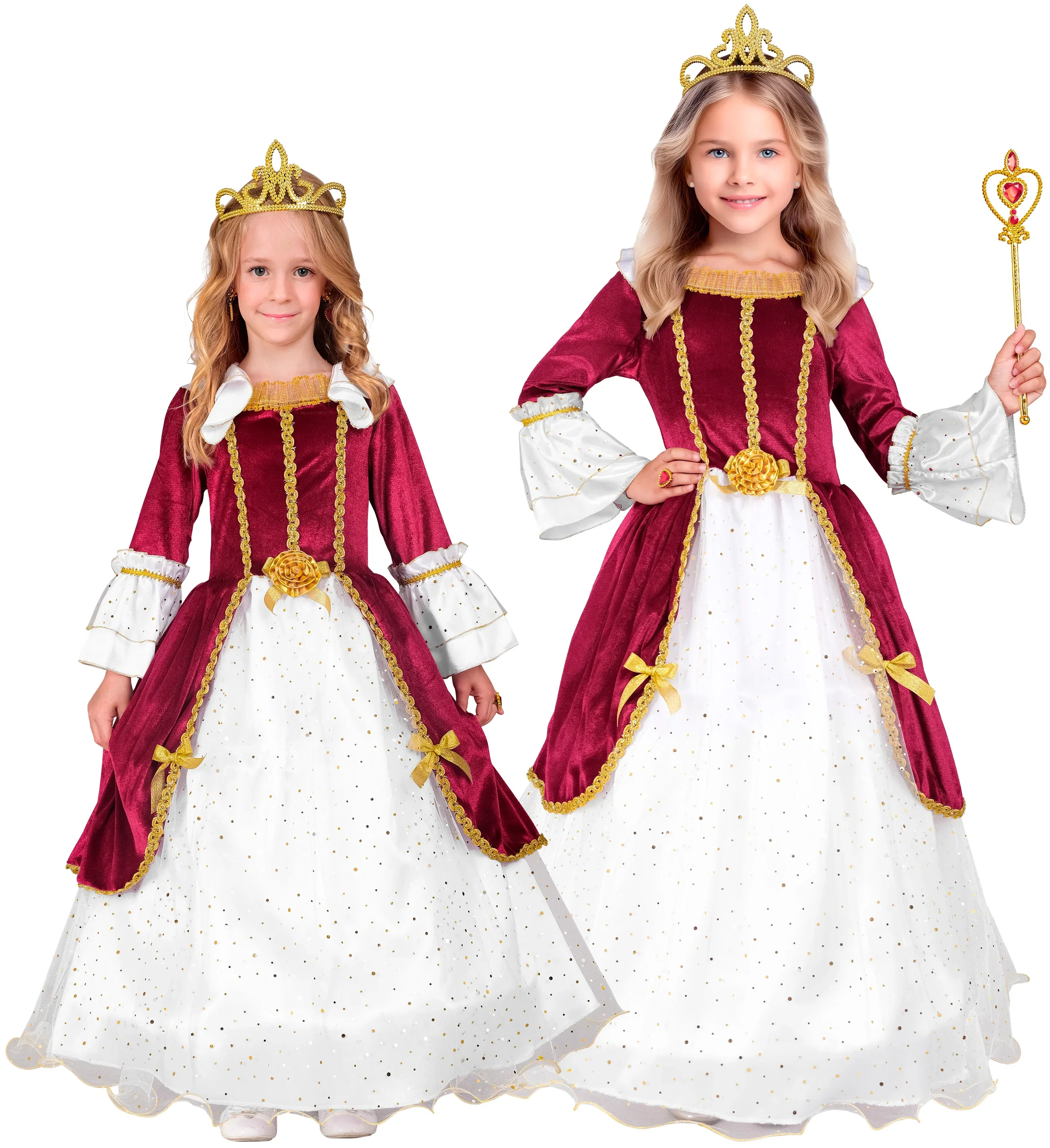 Disfraz de Princesa Medieval Estilosa para Niña - Image 7