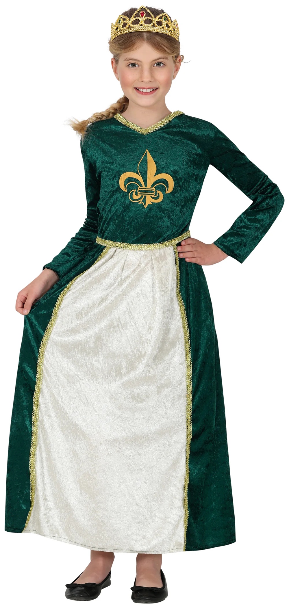 Disfraz de Princesa Medieval Fiona para Niña