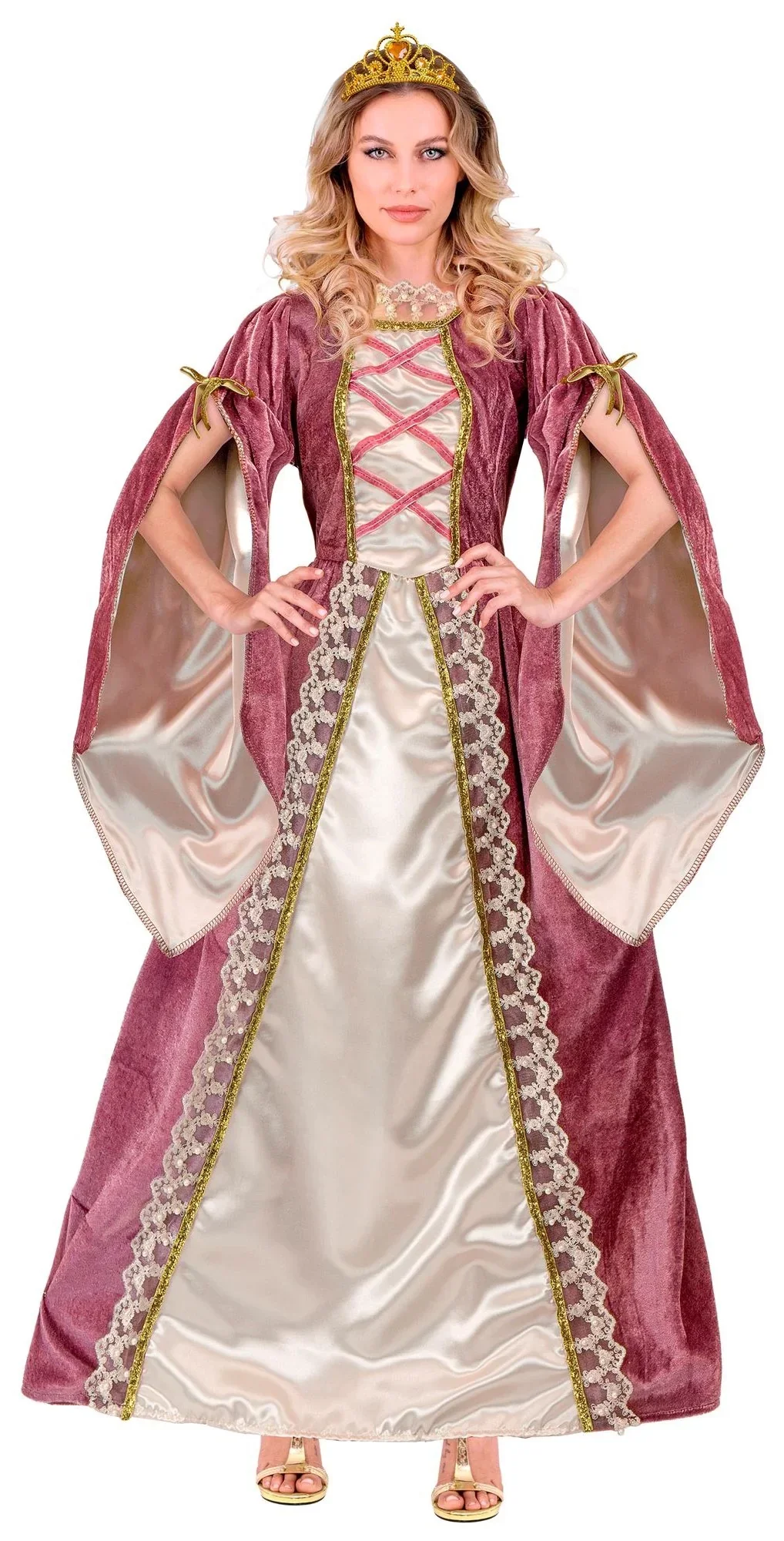 Disfraz de Princesa Medieval Rosa para Mujer