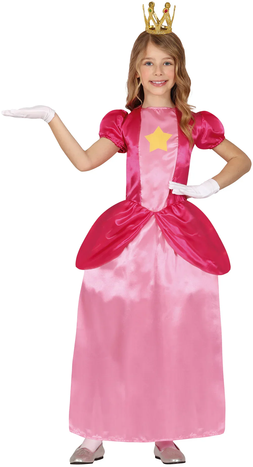 Disfraz de Princesa Peach Rosa para Niña