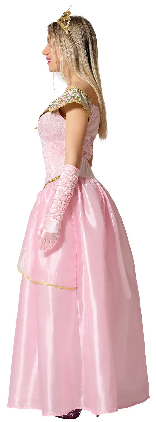 Disfraz de Princesa Rosa Elegante para Mujer - Image 3