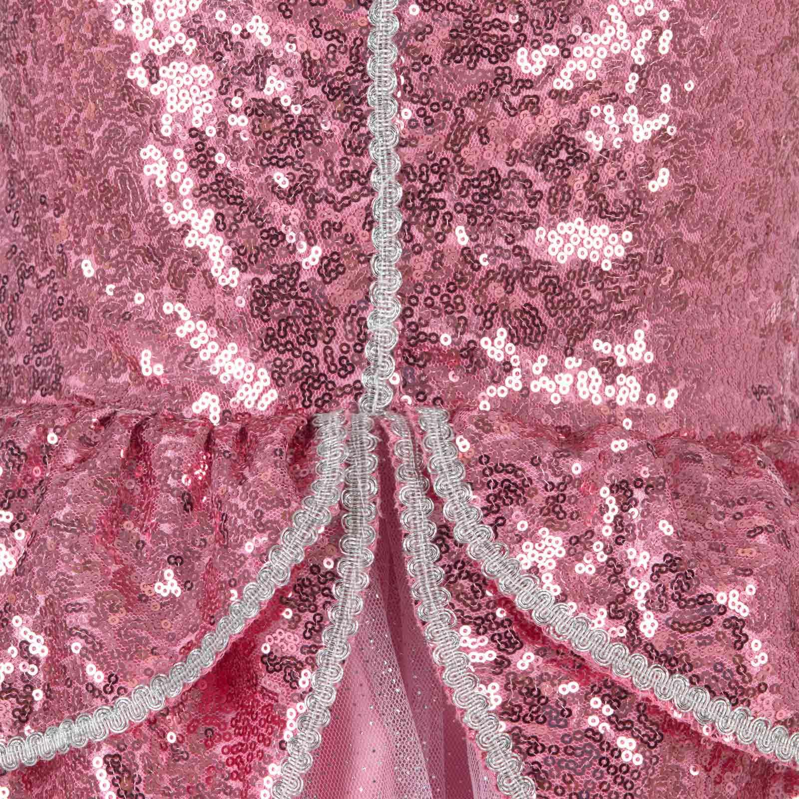 Disfraz de Princesa Rosa con Lentejuelas para Niña - Image 5