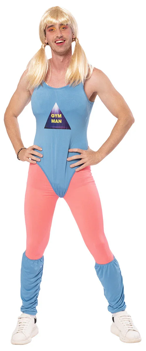 Disfraz de Profesora de Aerobic Años 80 para Hombre - Image 3