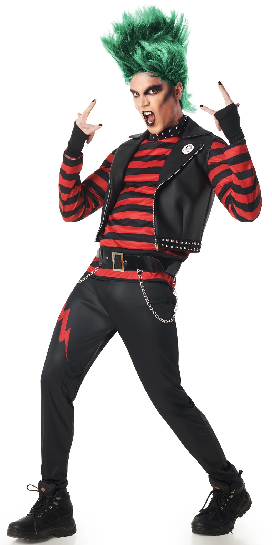 Disfraz de Punky Rockero para Hombre