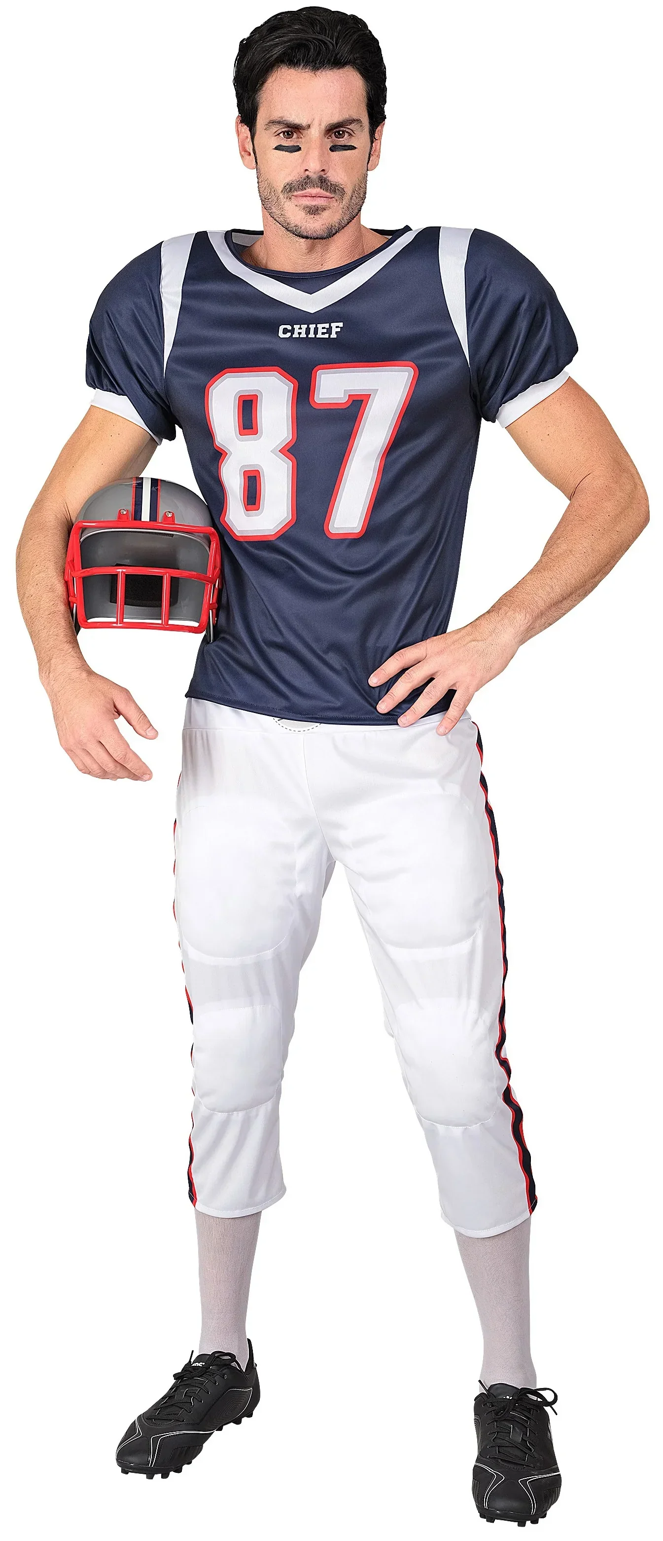 Disfraz de Quaterback de Fútbol Americano Azul para Hombre