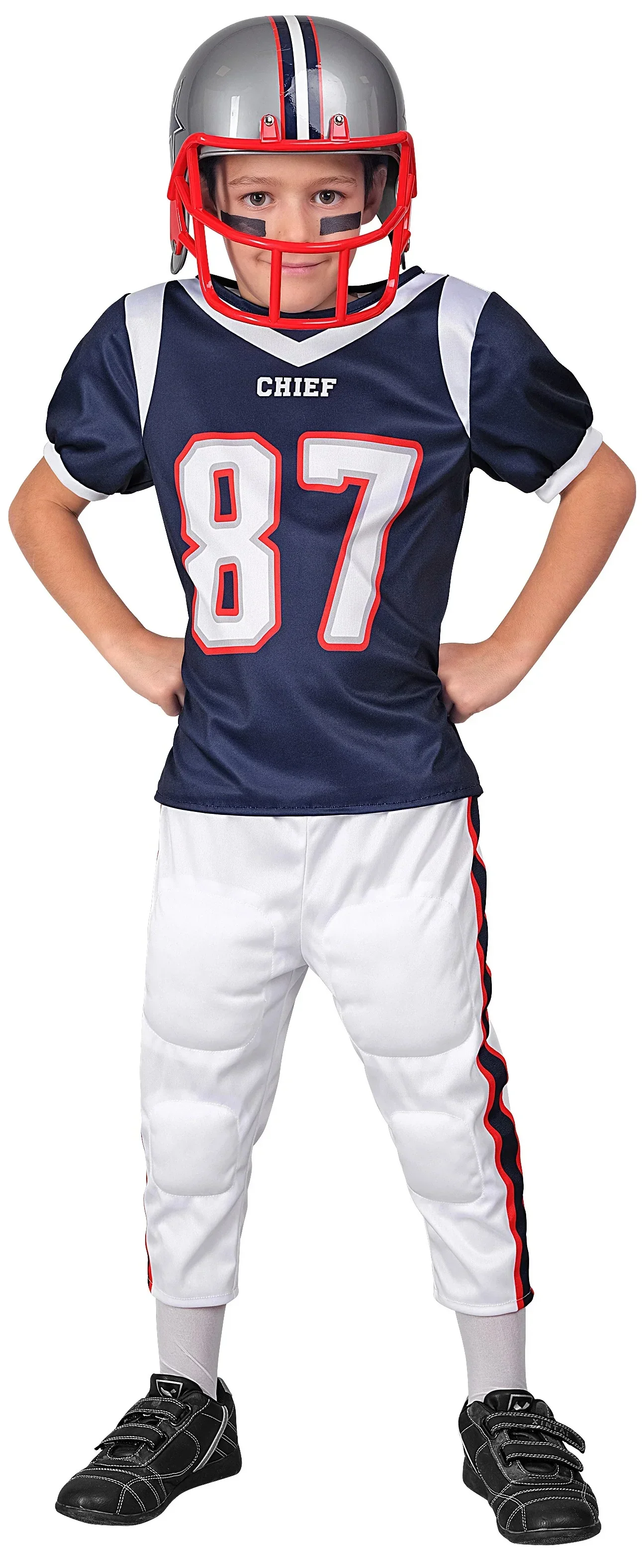 Disfraz de Quaterback de Fútbol Americano Azul para Niño - Image 4