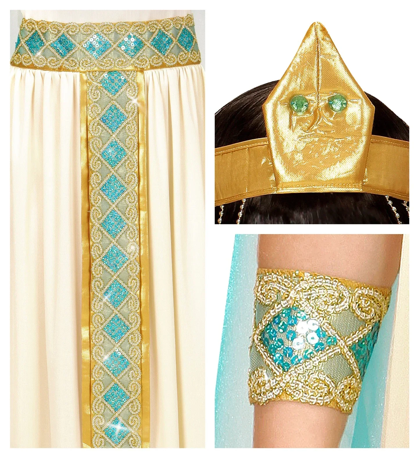 Disfraz de Reina Cleopatra para Niña - Image 3