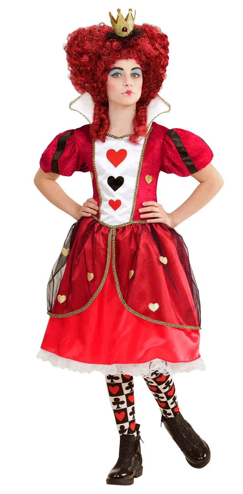 Disfraz de Reina de Corazones Infantil - Image 3