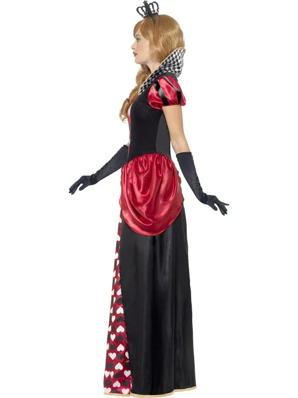 Disfraz de Reina de Corazones Largo para Mujer - Image 3