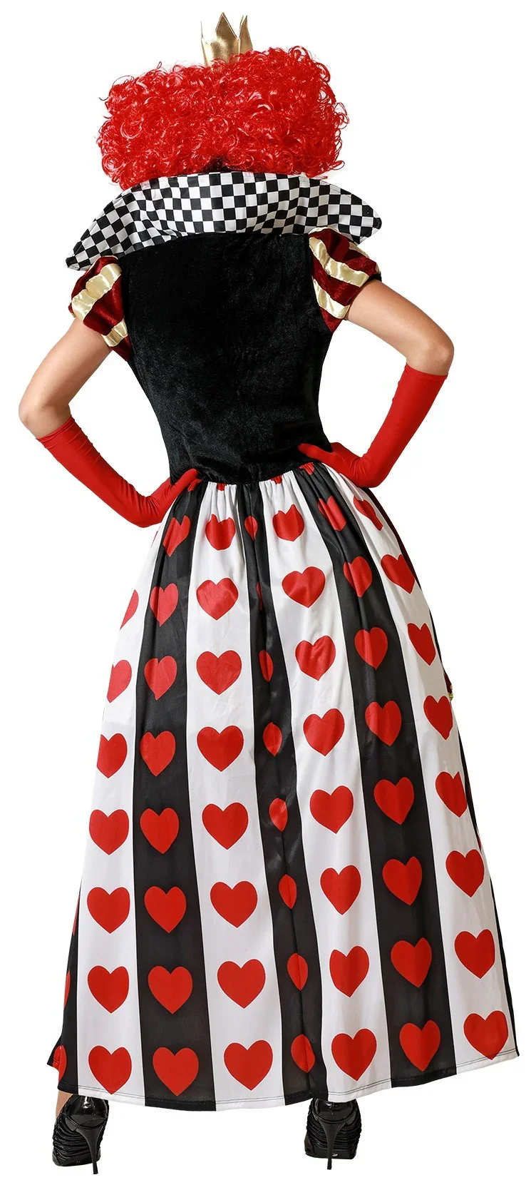 Disfraz de Reina de Corazones Malvada para Mujer - Image 2