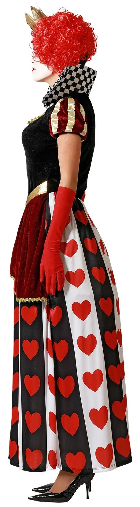 Disfraz de Reina de Corazones Malvada para Mujer - Image 3