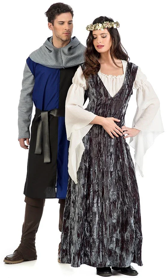 Disfraz de Reina Medieval Azul Premium para Mujer - Image 4