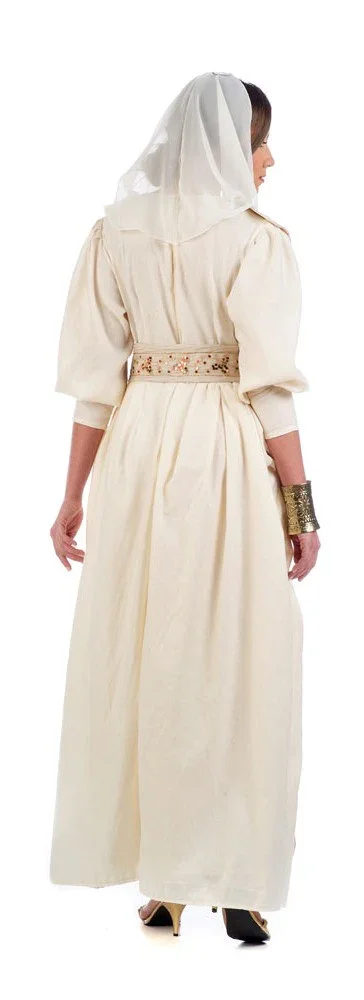 Disfraz de Reina Medieval Blanca para Mujer - Image 2