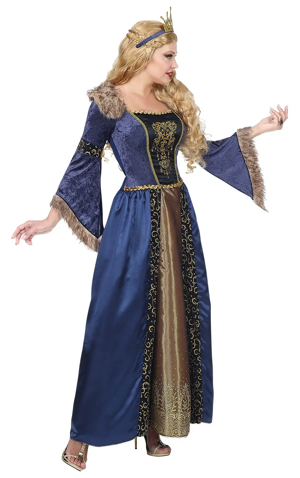 Disfraz de Reina Medieval Elegante para Mujer - Image 4